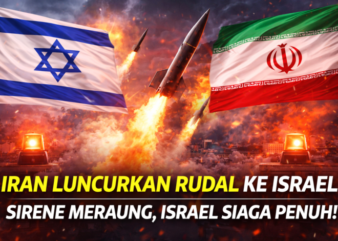 Iran Resmi Meluncurkan Rudal ke Israel, Militer Siaga dan Evakuasi Warga Meningkat