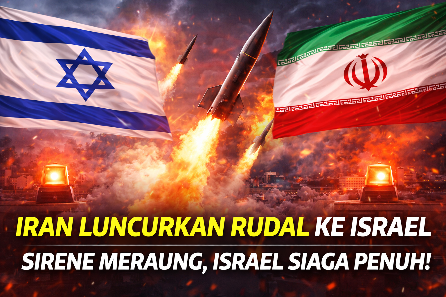 Perang Iran Pecah Hari Ini