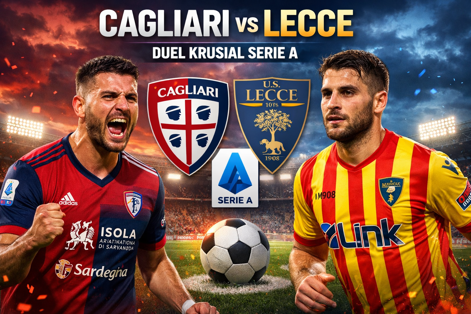 Prediksi Skor Pertandingan Cagliari vs Lecce