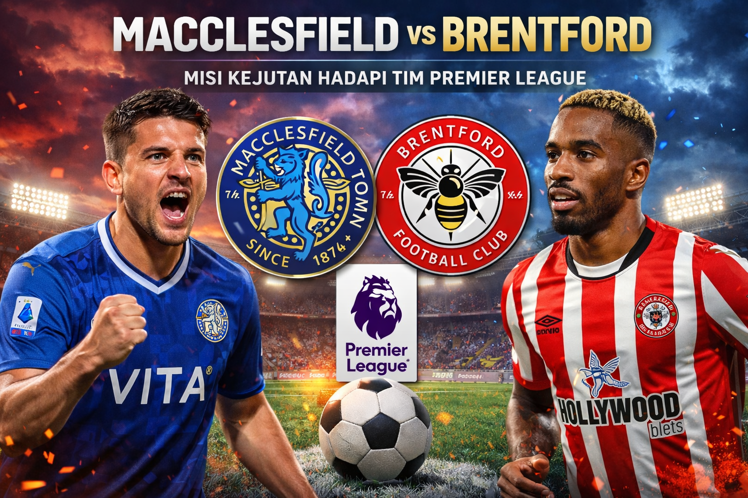 Prediksi Pertandingan Bola Macclesfield vs Brentford