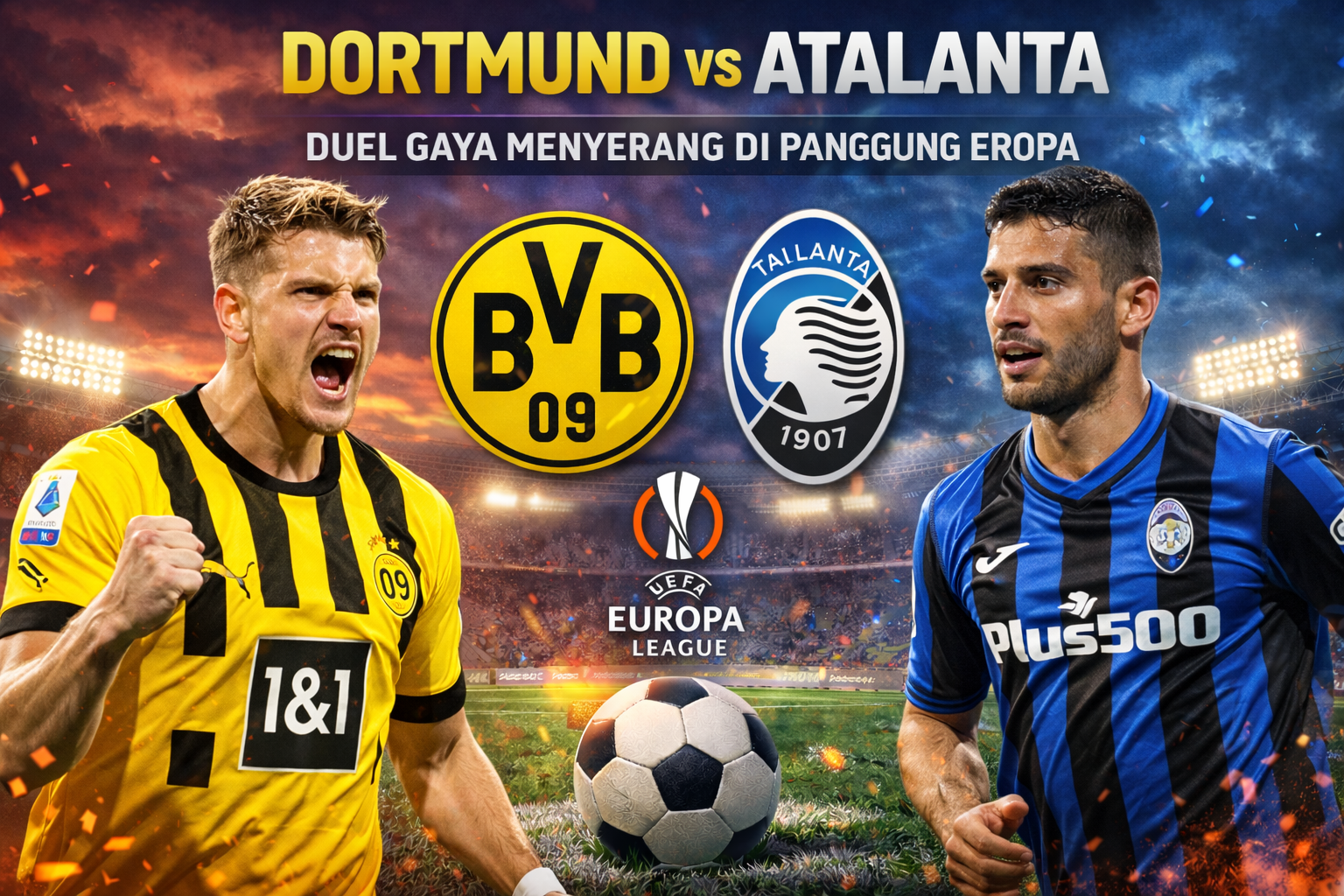 Prediksi Pertandingan Skor Dortmund vs Atalanta