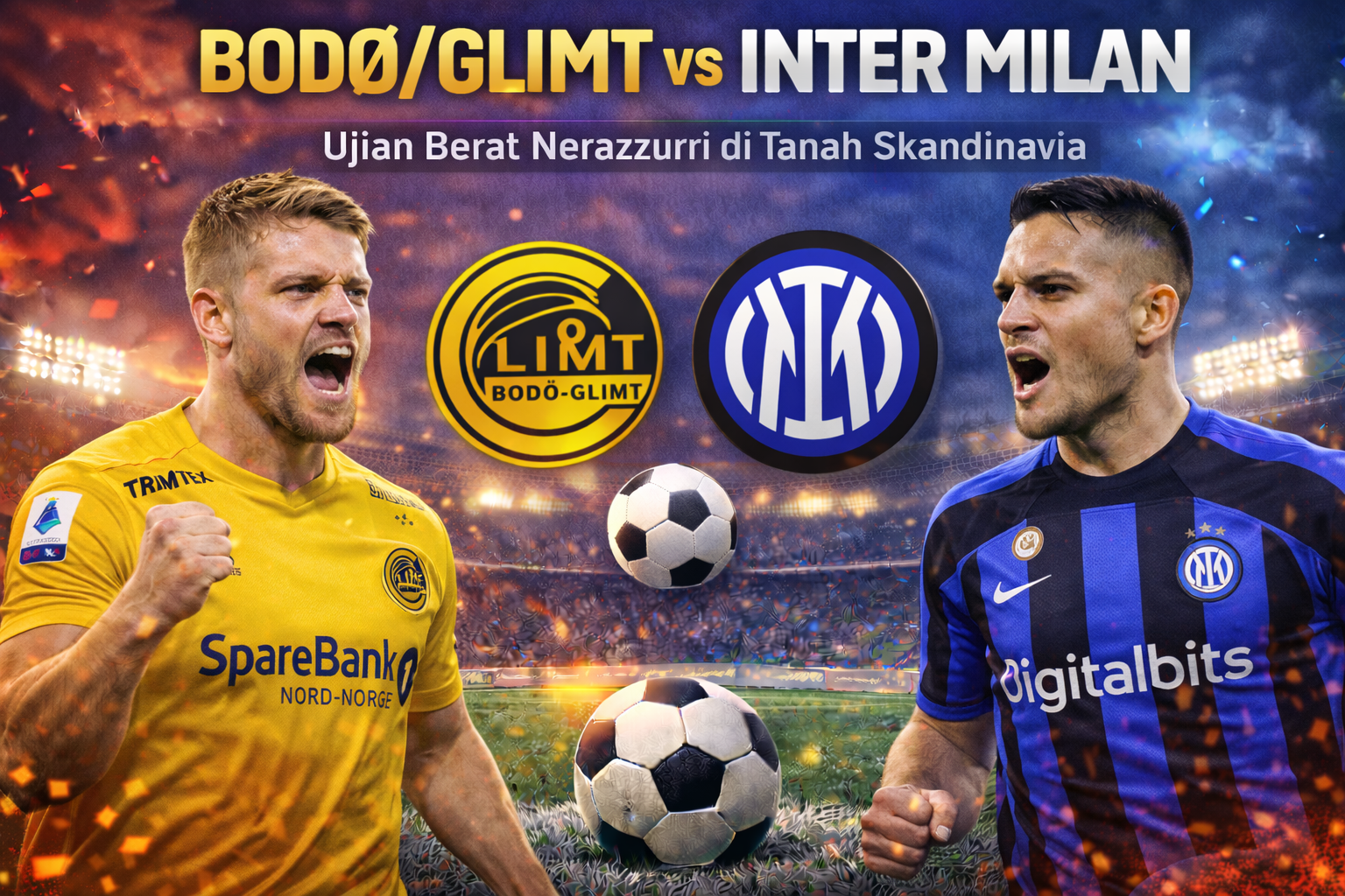 Prediksi Pertandingan Antara Bodø/Glimt vs Inter Milan