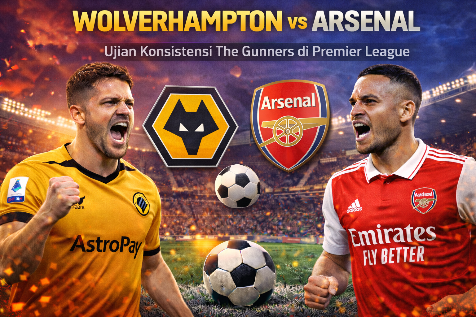 Prediksi Pertandingan Bola Wolverhampton vs Arsenal