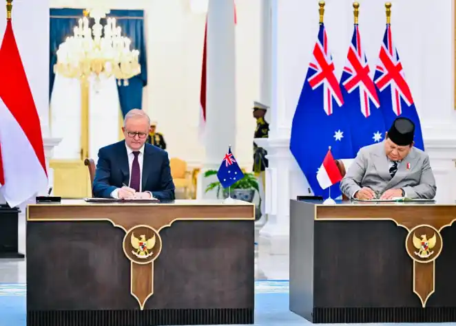 Indonesia Tanda Tangan Traktat Keamanan