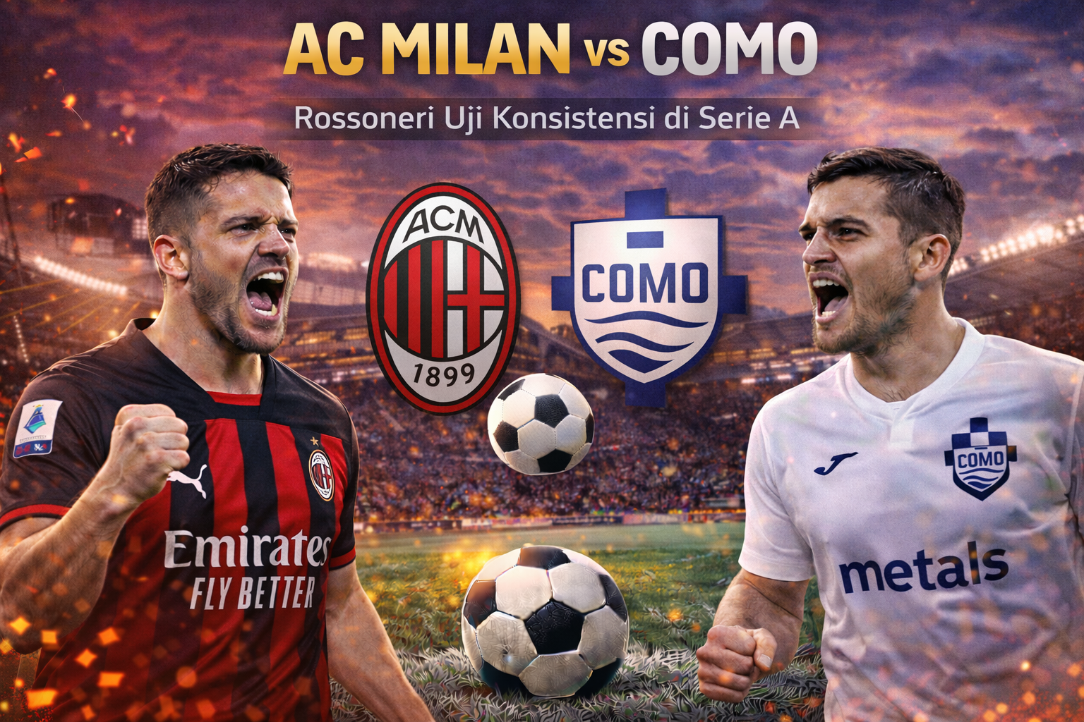 Prediksi Bola Skor AC Milan vs Como