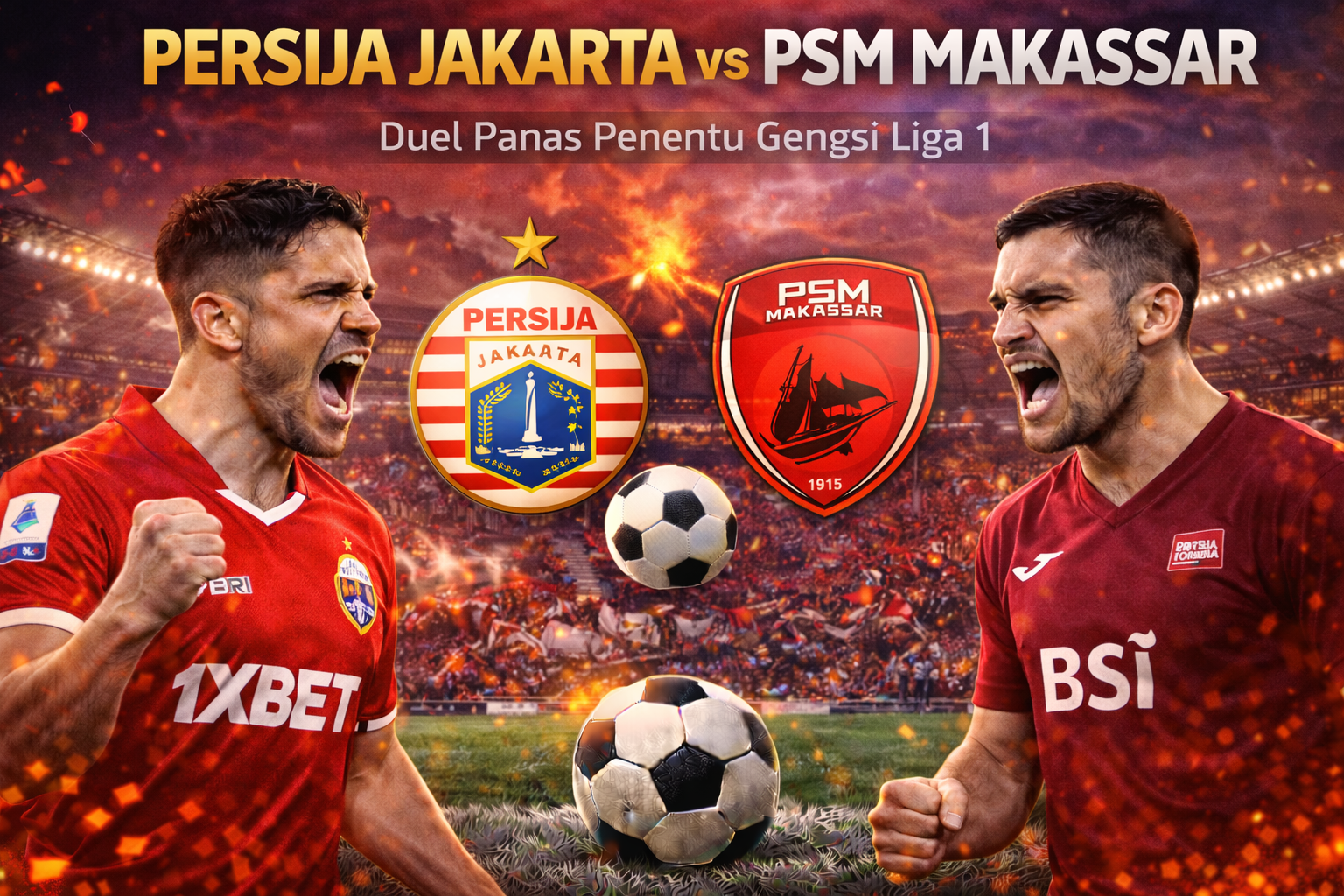 Prediksi Skor Pertandingan Persija Jakarta vs PSM Makassar