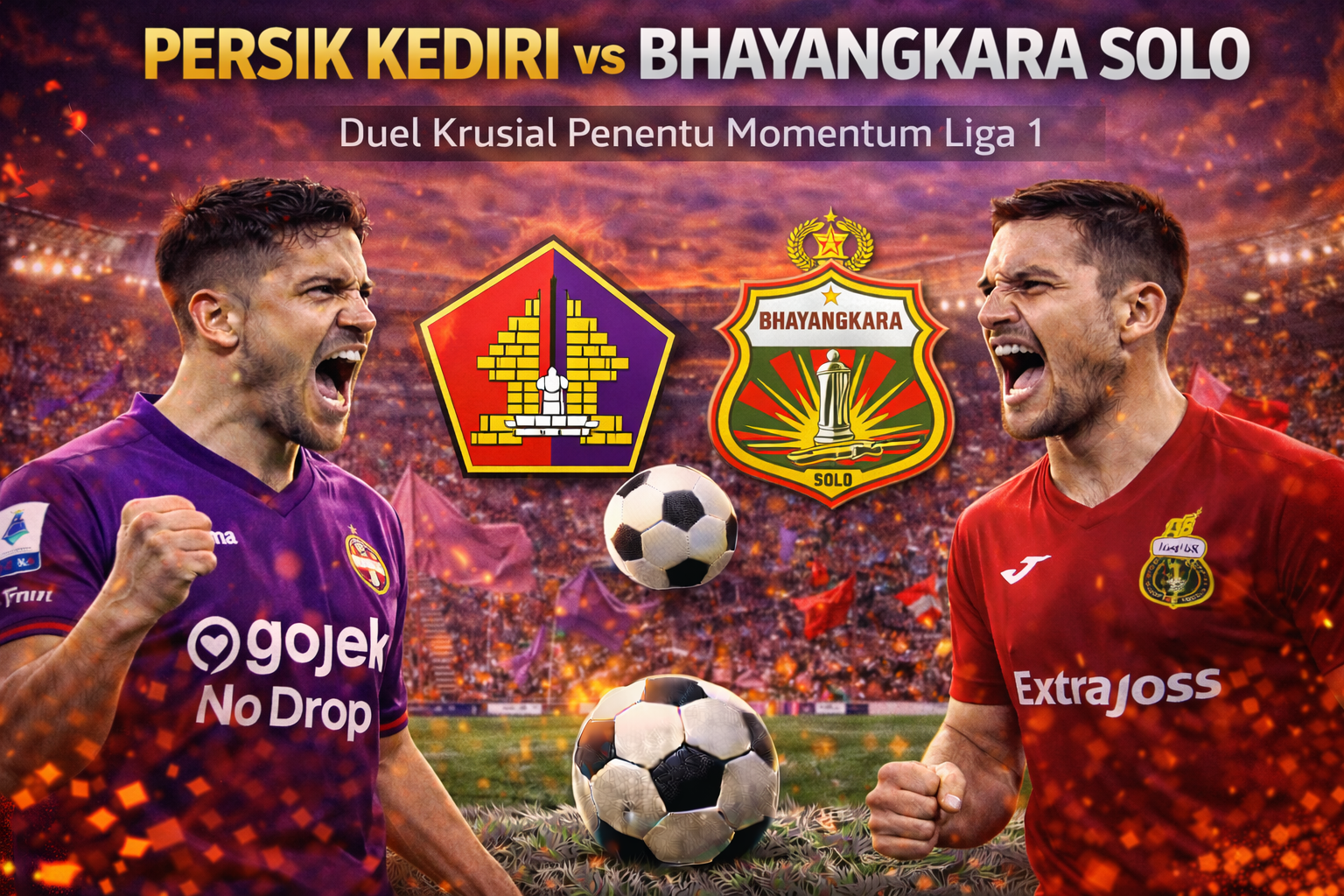 Prediksi Pertandingan Skor Persik Kediri vs Bhayangkara Solo