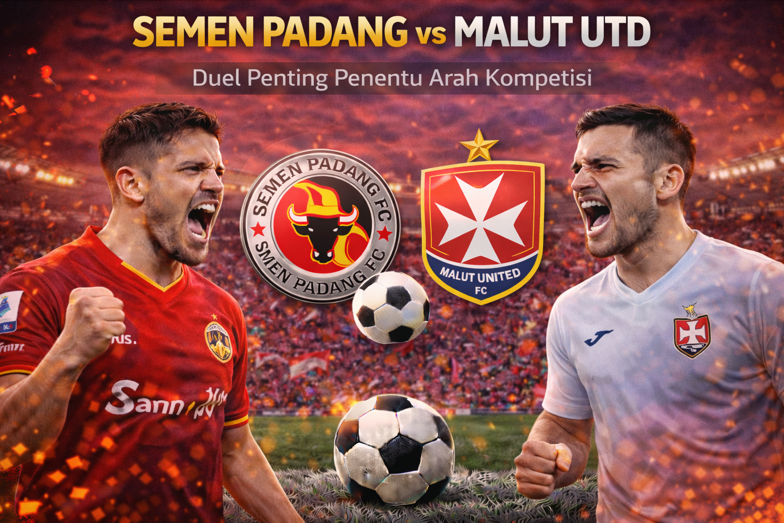 Prediksi Skor Bola Semen Padang vs Malut Utd